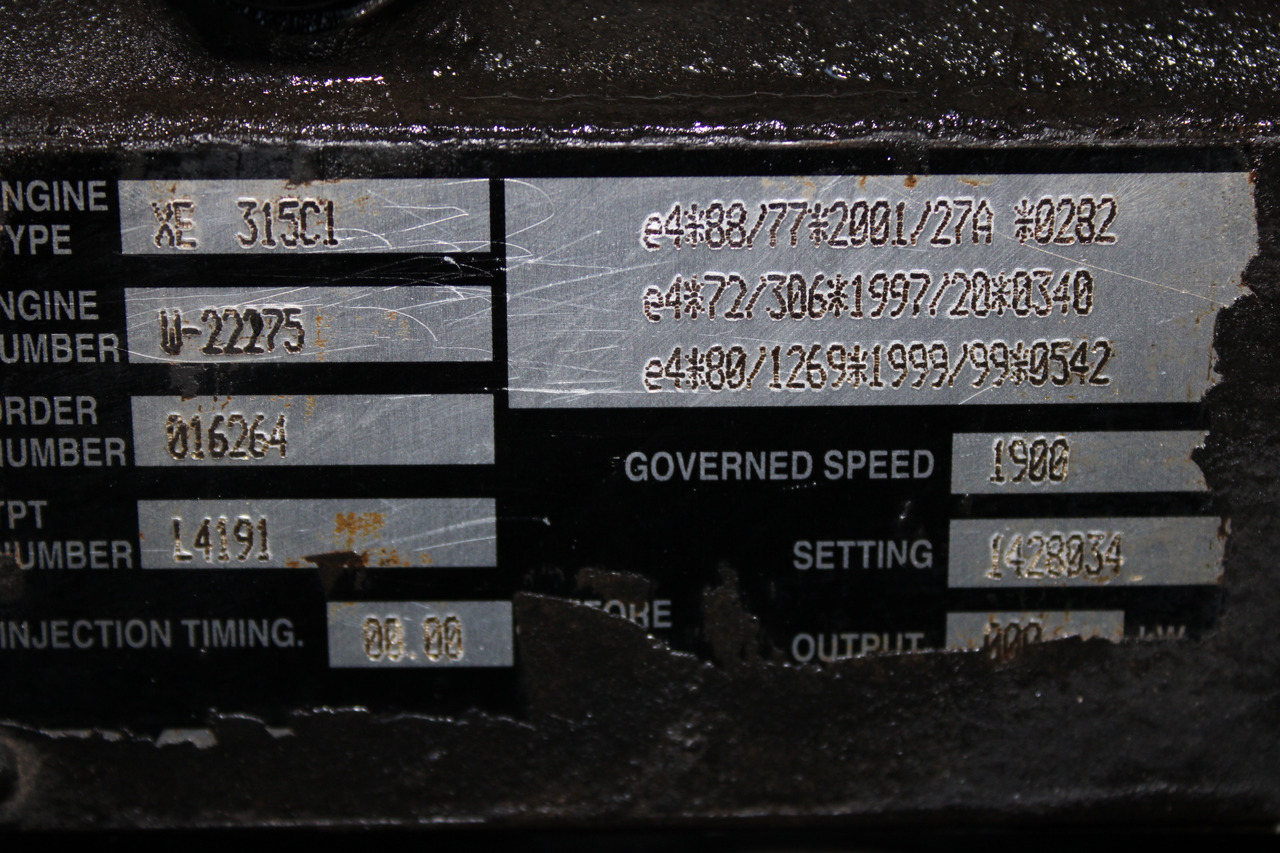 MOTOR DAF UPEC 2 XE 315C1 430CP EURO 3 1428034 - Engine for Truck: picture 5 MOTOR DAF UPEC 2 XE 315C1 430CP EURO 3 1428034 - Engine for Truck: picture 5