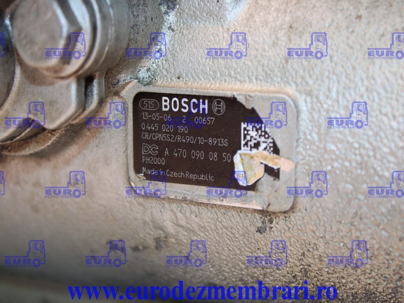 POMPA INALTA PRESIUNE MERCEDES ACTROS MP4 A4700900850, A4700902150 - Fuel pump for Truck: picture 3 POMPA INALTA PRESIUNE MERCEDES ACTROS MP4 A4700900850, A4700902150 - Fuel pump for Truck: picture 3