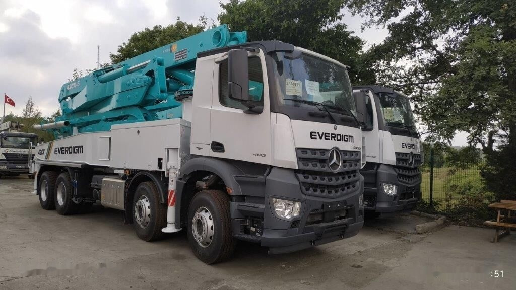 New Concrete pump truck Mercedes-Benz New Everdigm ECP 42 CX 5 ECP 42 CX5 on chassis: picture 7 New Concrete pump truck Mercedes-Benz New Everdigm ECP 42 CX 5 ECP 42 CX5 on chassis: picture 7