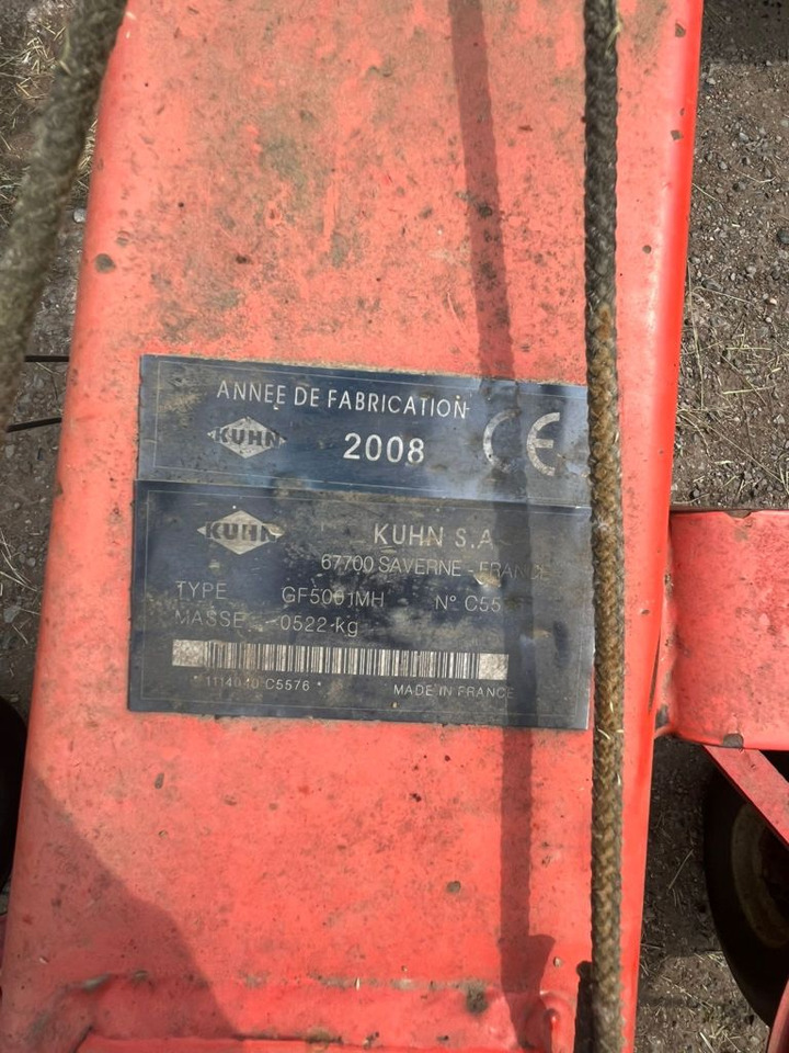 Kuhn GF5001MH - Tedder/ Rake: picture 3 Kuhn GF5001MH - Tedder/ Rake: picture 3