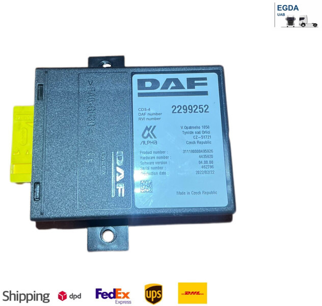 DAF - ECU: picture 1 DAF - ECU: picture 1