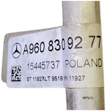Mercedes-Benz MP5 - A/C part: picture 2 Mercedes-Benz MP5 - A/C part: picture 2