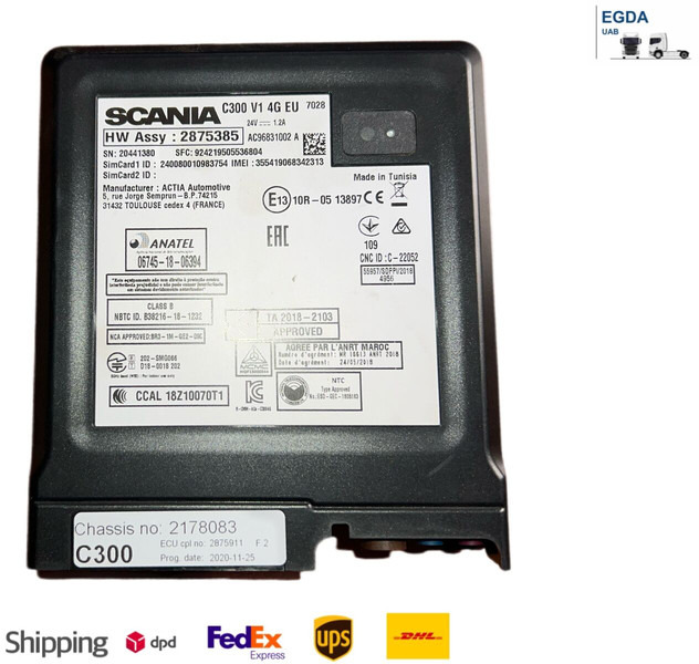 Scania C300 V1 - ECU: picture 1 Scania C300 V1 - ECU: picture 1
