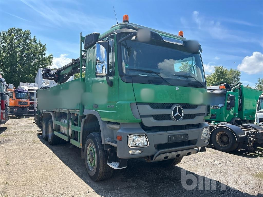 Mercedes Benz 3348 A ACTROS 3 (2010) - Dropside/ Flatbed truck, Crane truck: picture 2 Mercedes Benz 3348 A ACTROS 3 (2010) - Dropside/ Flatbed truck, Crane truck: picture 2