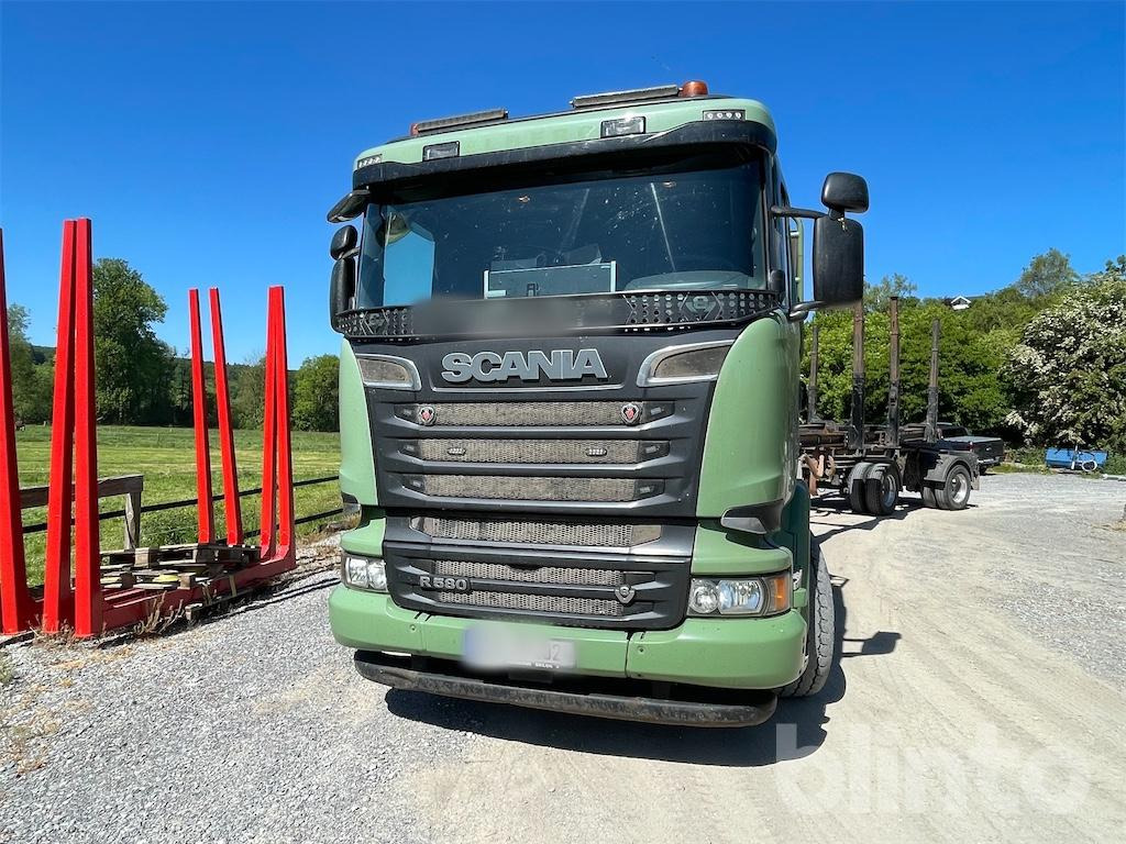 Scania R580 6x4 - Timber truck: picture 5 Scania R580 6x4 - Timber truck: picture 5