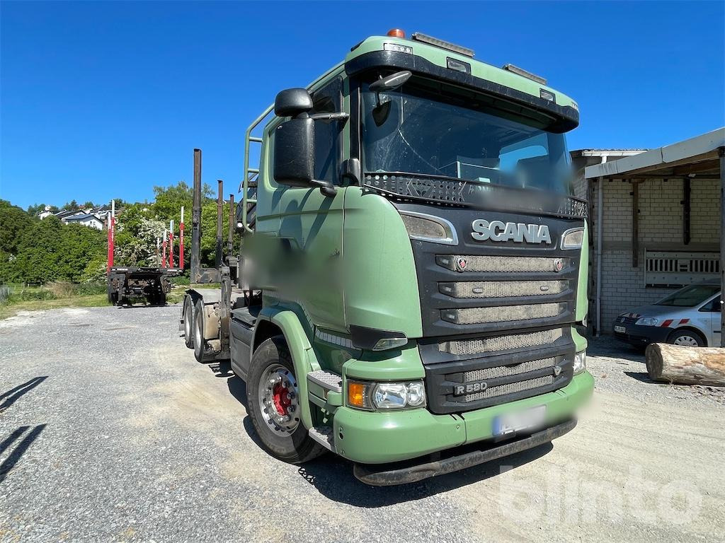Scania R580 6x4 - Timber truck: picture 2 Scania R580 6x4 - Timber truck: picture 2