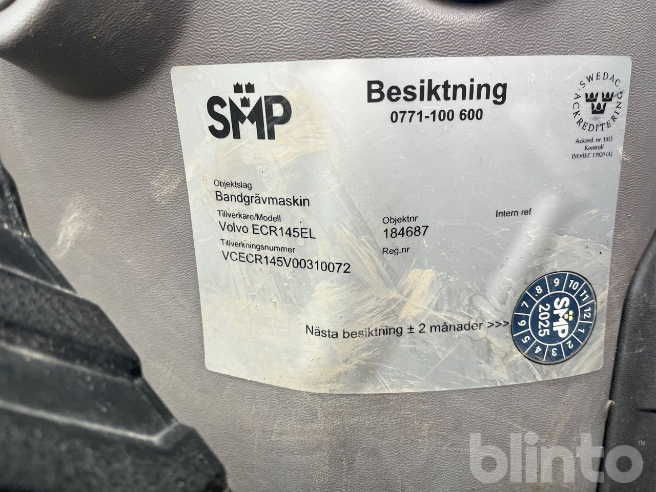 Crawler excavator Volvo ECR145EL: picture 15