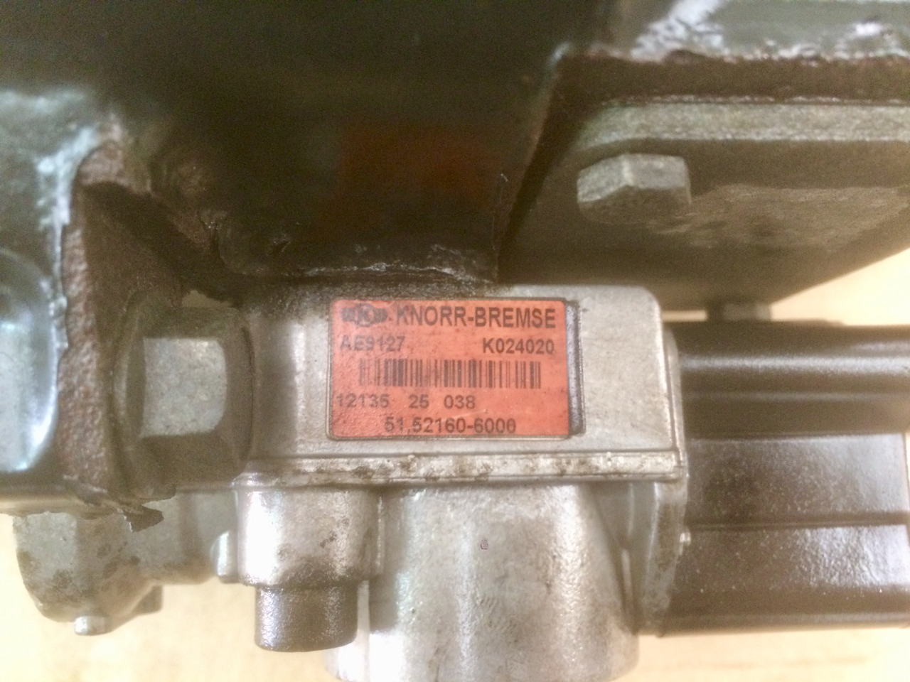 Air compressor COMPRESSORE ARIA MONOCILINDRICO CON FRIZIONE MAN / KNORR: picture 7