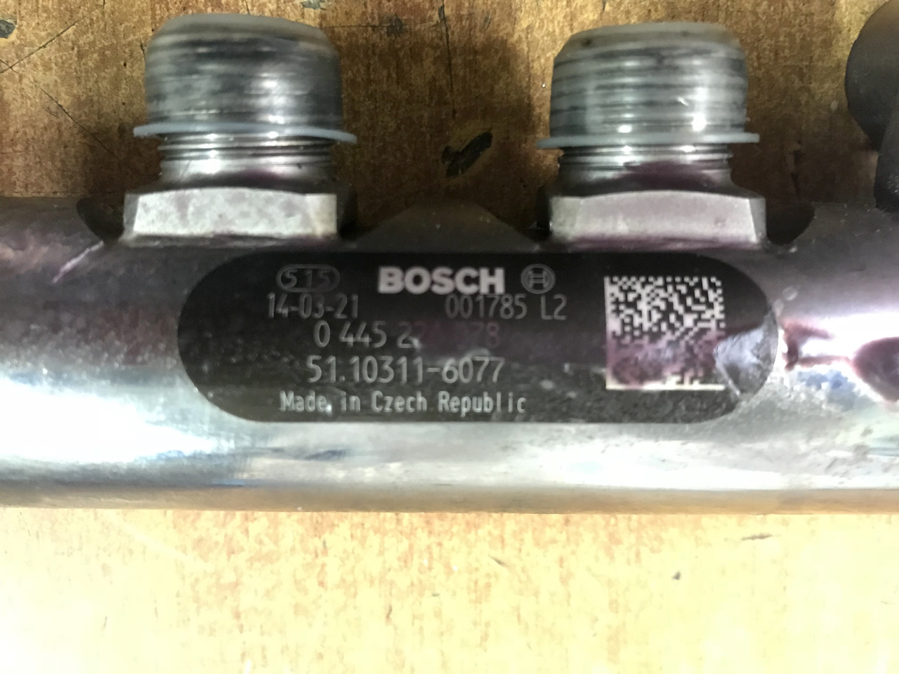 TUBO PRESSIONE RAIL PER MOTORI MAN D2066 - D2676 - Fuel processing/ Fuel delivery for Truck: picture 3 TUBO PRESSIONE RAIL PER MOTORI MAN D2066 - D2676 - Fuel processing/ Fuel delivery for Truck: picture 3