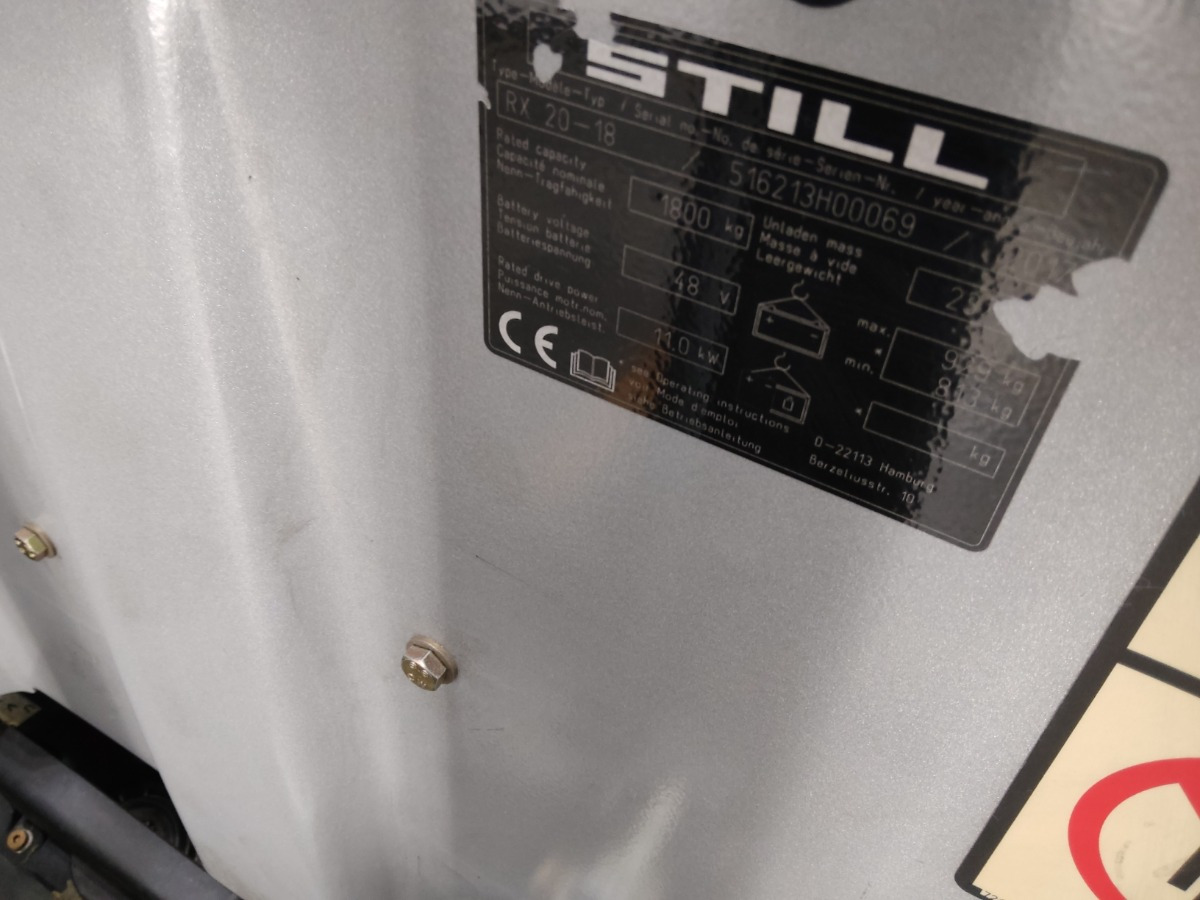 Electric forklift STILL RX20-18: picture 9