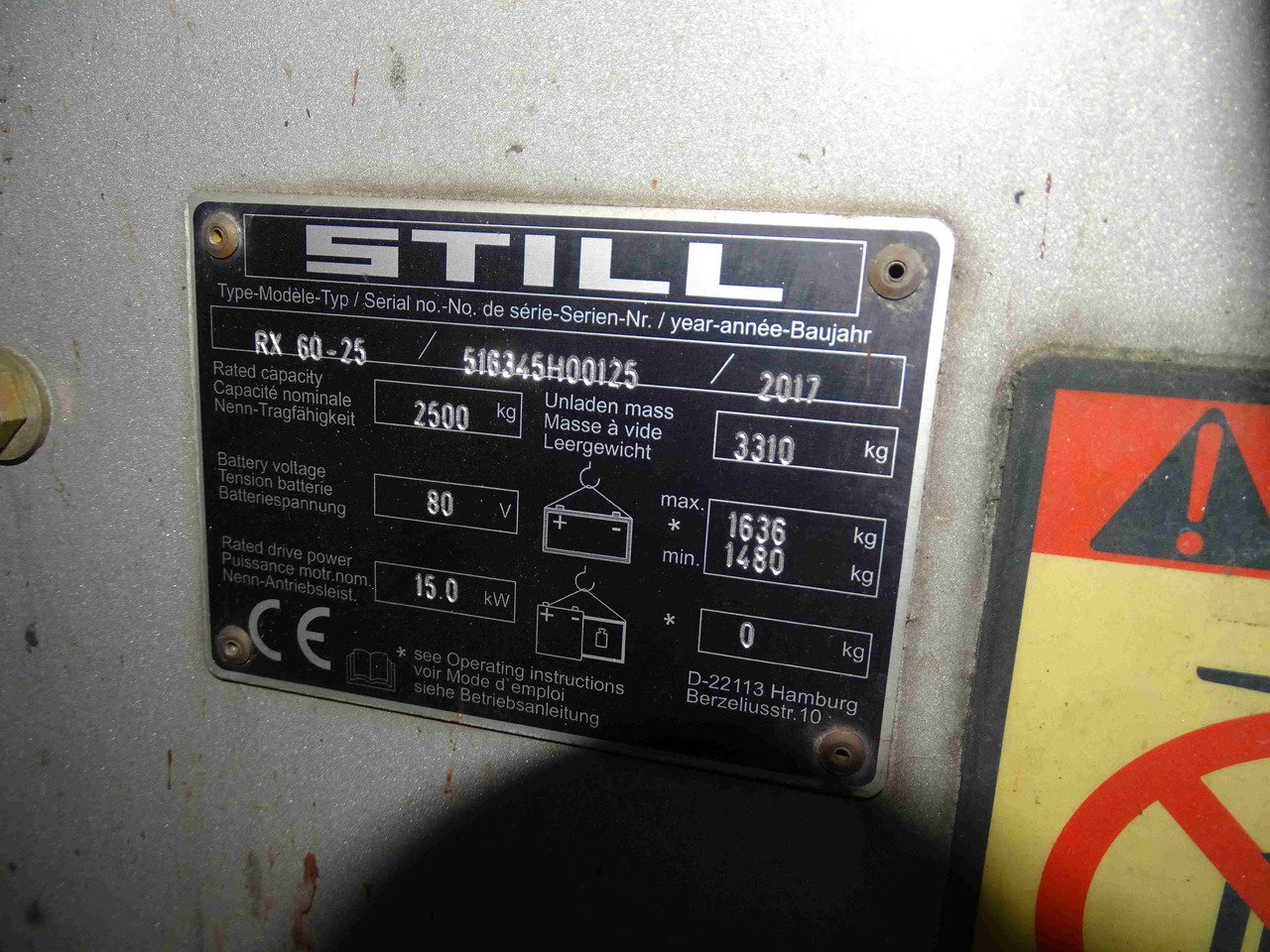 STILL RX60-25 - Electric forklift: picture 5 STILL RX60-25 - Electric forklift: picture 5