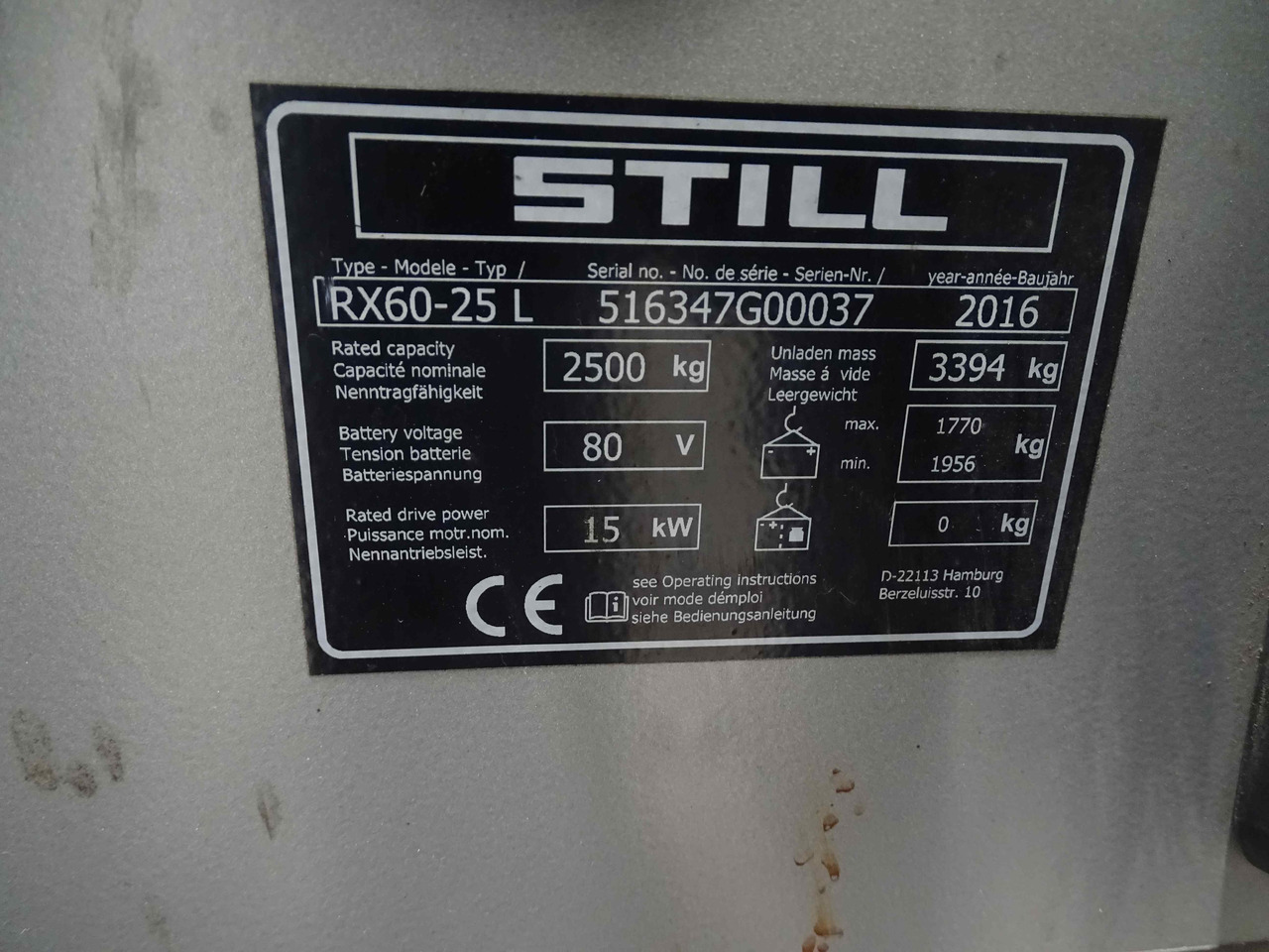 STILL RX60-25L - Electric forklift: picture 5 STILL RX60-25L - Electric forklift: picture 5