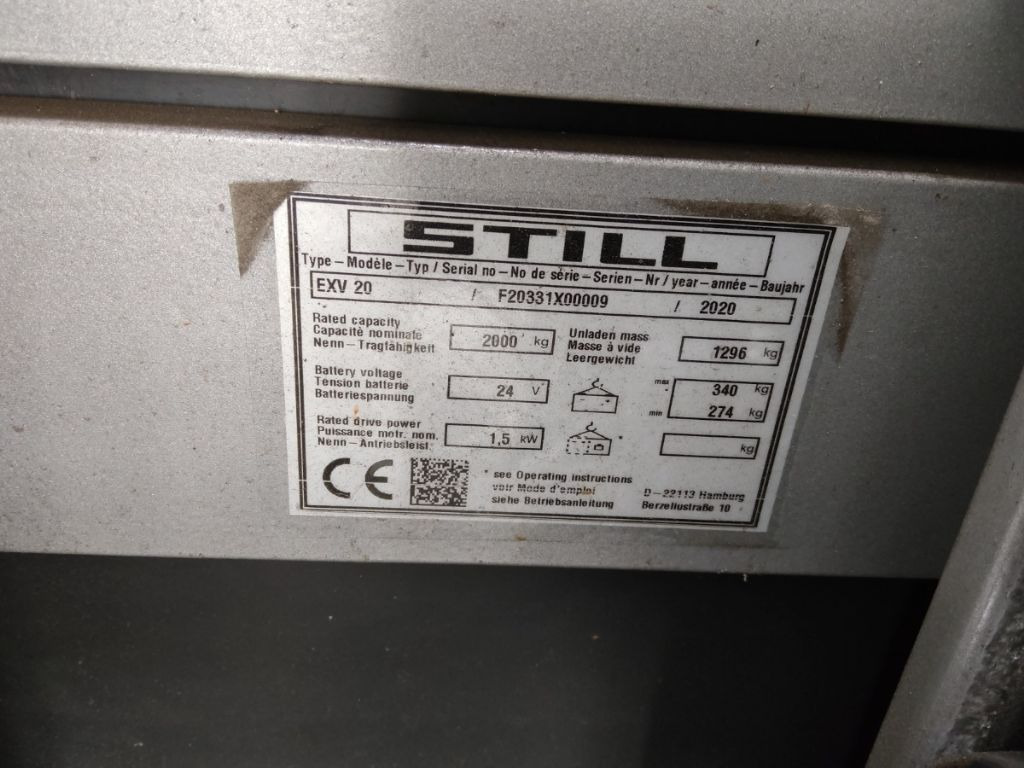 Still EXV20 - Stacker: picture 5 Still EXV20 - Stacker: picture 5