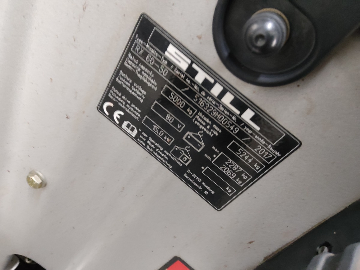 Still RX60-50 - Electric forklift: picture 5 Still RX60-50 - Electric forklift: picture 5