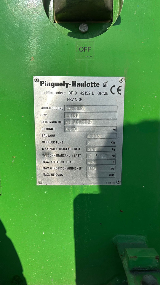 Haulotte Nacelle HA15 - Articulated boom lift: picture 3 Haulotte Nacelle HA15 - Articulated boom lift: picture 3