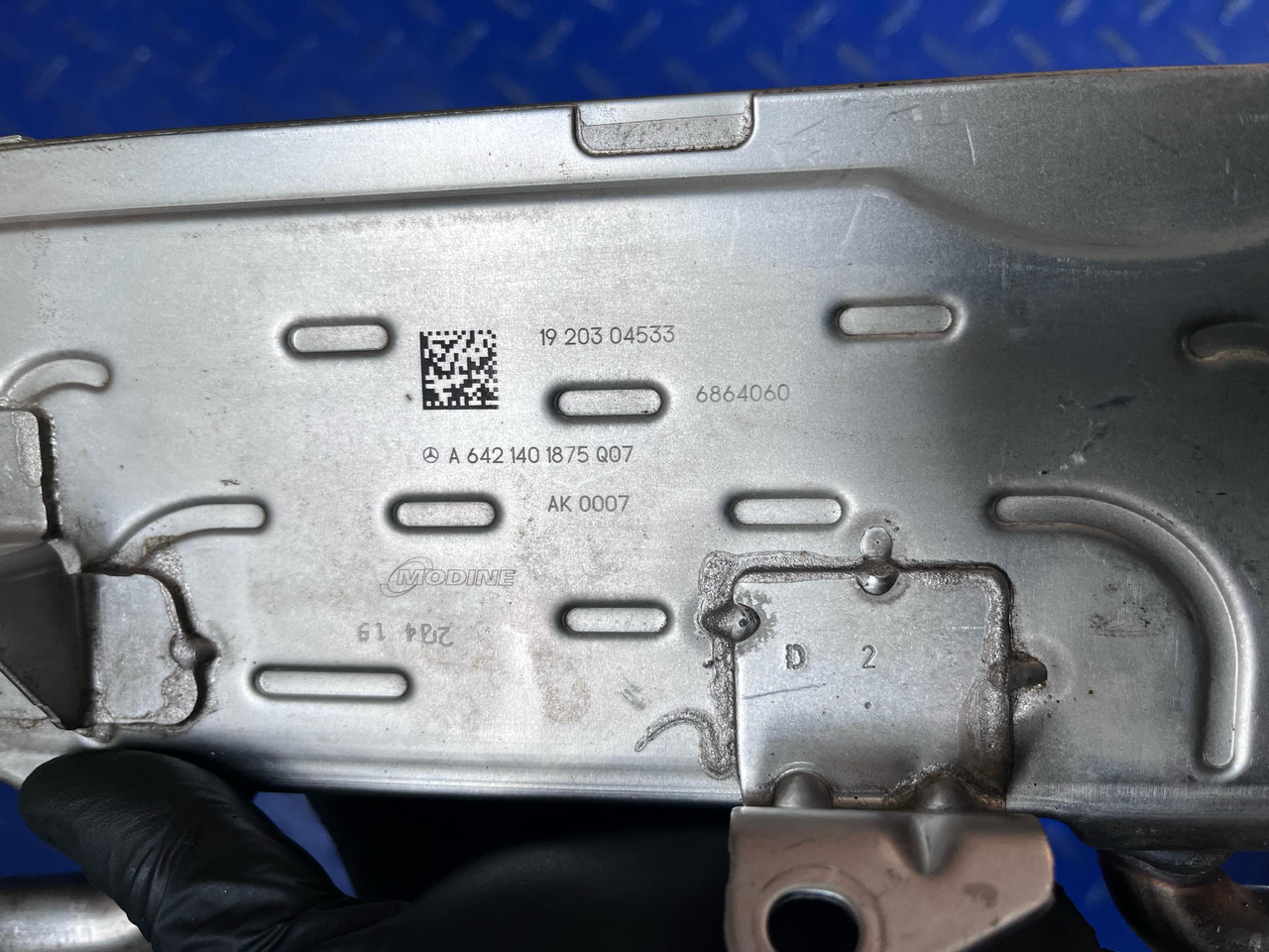 Mercedes Benz EGR Cooler A6421401875 - EGR cooler: picture 3 Mercedes Benz EGR Cooler A6421401875 - EGR cooler: picture 3