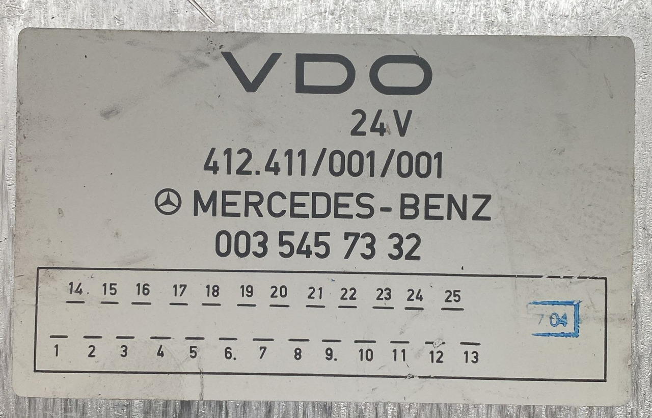 VDO MERCEDES ACTROS 0035457332 - ECU: picture 4 VDO MERCEDES ACTROS 0035457332 - ECU: picture 4