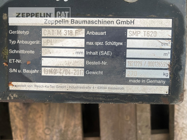 Smp Kopfplatte - Attachment for Construction machinery: picture 2 Smp Kopfplatte - Attachment for Construction machinery: picture 2
