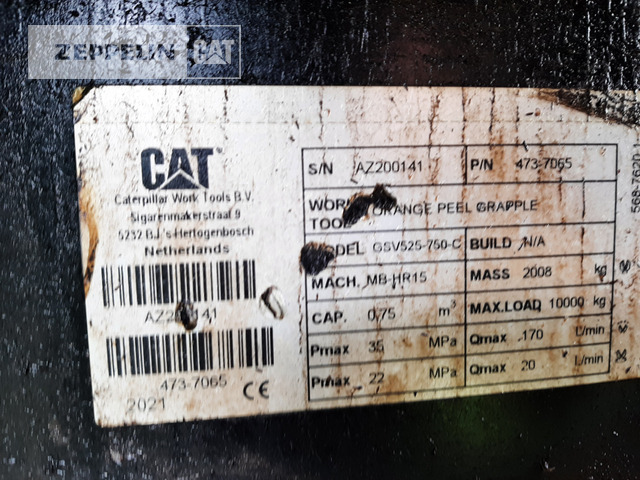Cat GSV525 Mehrschalen - Grapple for Construction machinery: picture 5 Cat GSV525 Mehrschalen - Grapple for Construction machinery: picture 5