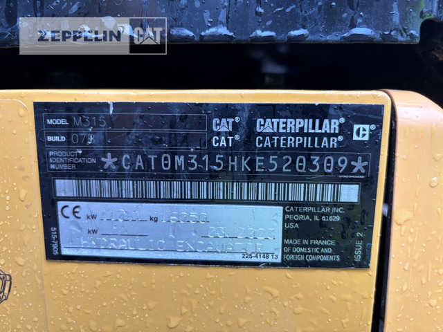 Cat M315-07A - Wheel excavator: picture 2 Cat M315-07A - Wheel excavator: picture 2