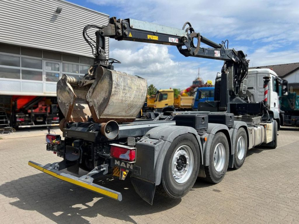 MAN TG-S 35.480 8x4 BL Abrollkipper mit Kran Penz-15 - Crane truck: picture 5 MAN TG-S 35.480 8x4 BL Abrollkipper mit Kran Penz-15 - Crane truck: picture 5