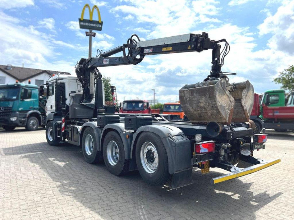 MAN TG-S 35.480 8x4 BL Abrollkipper mit Kran Penz-15 - Crane truck: picture 4 MAN TG-S 35.480 8x4 BL Abrollkipper mit Kran Penz-15 - Crane truck: picture 4