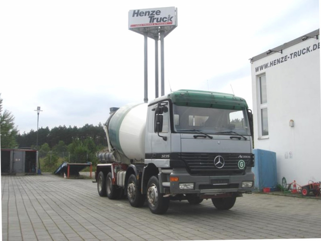 MERCEDES-BENZ Mercedes-Benz Actros Betonmischer 3235 B 8x4 Stetter 9m³ -Deutsch - Concrete mixer truck: picture 1 MERCEDES-BENZ Mercedes-Benz Actros Betonmischer 3235 B 8x4 Stetter 9m³ -Deutsch - Concrete mixer truck: picture 1