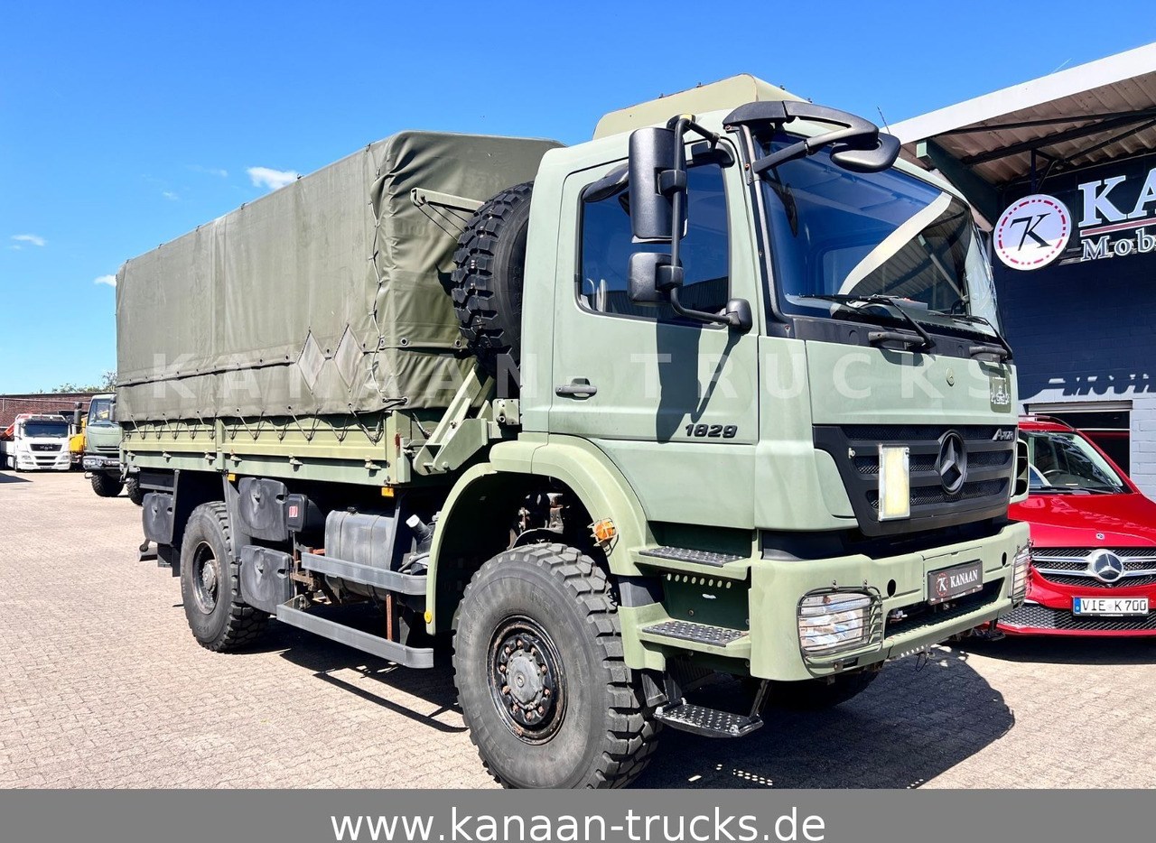 Mercedes-Benz 1829 A Axor 4x4 EX- 31 TKM Camper Expedi - Curtain side truck: picture 1 Mercedes-Benz 1829 A Axor 4x4 EX- 31 TKM Camper Expedi - Curtain side truck: picture 1