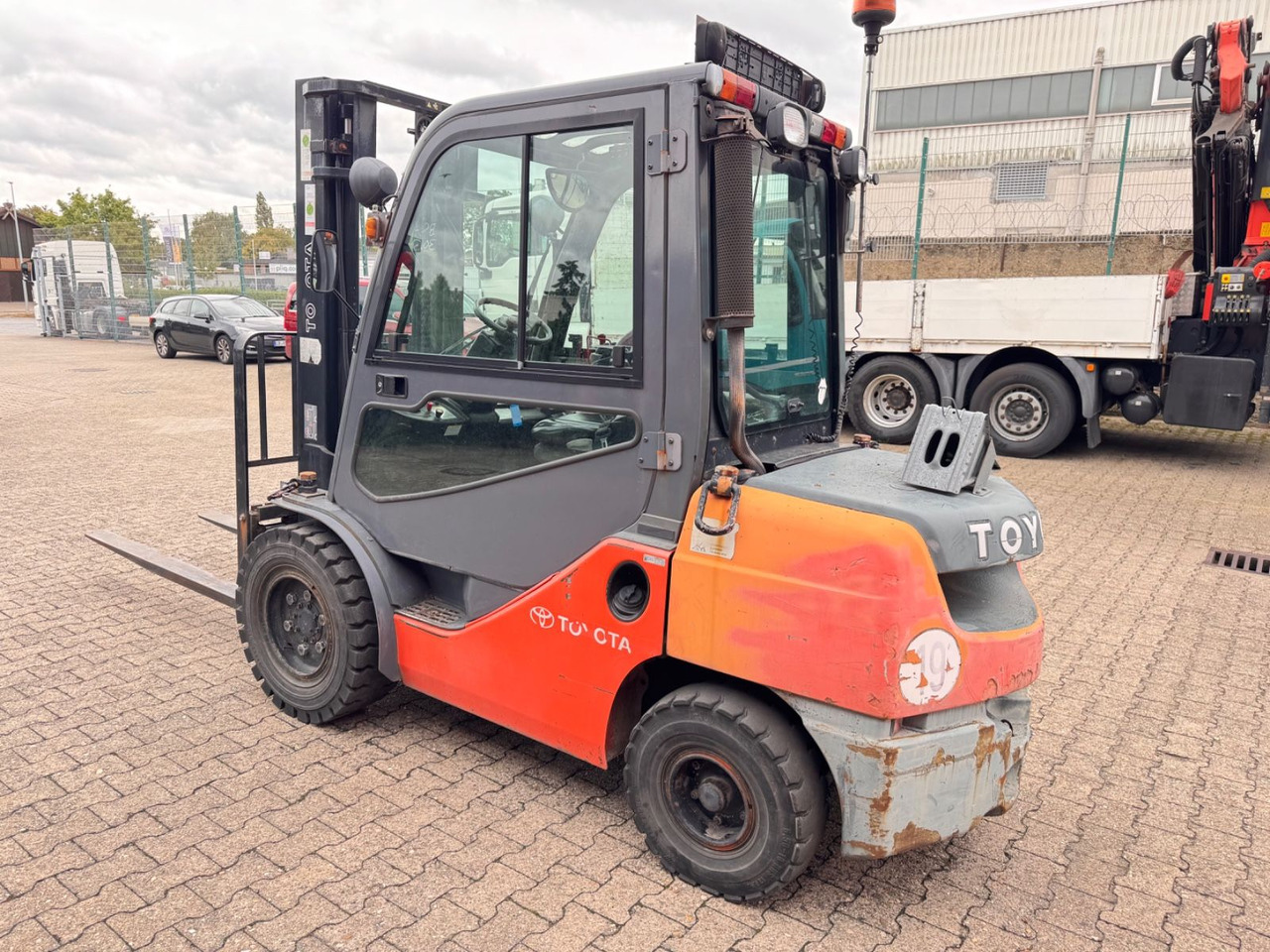 Toyota Tonero 35 Diesel Stapler 3.274h Sideshift - Diesel forklift: picture 5 Toyota Tonero 35 Diesel Stapler 3.274h Sideshift - Diesel forklift: picture 5